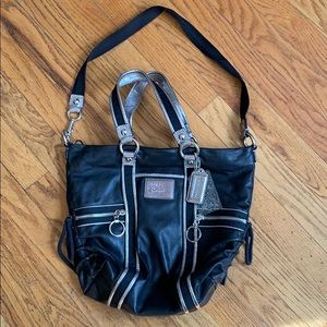 Black Coach Poppy Collection Purse—like new